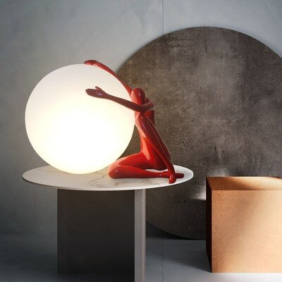 Nordic Sculpture Moon Table Lamp