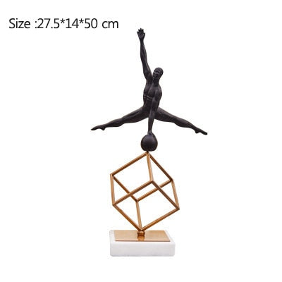 Nordic Gymnastics Acrobatics Statue