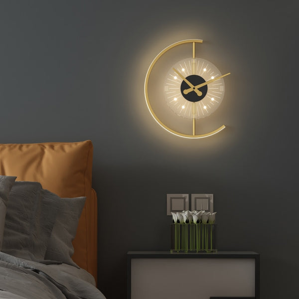 Wall Clock Lamp