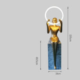 Humanoid Vertical Abstract Sculpture Floor Lamp