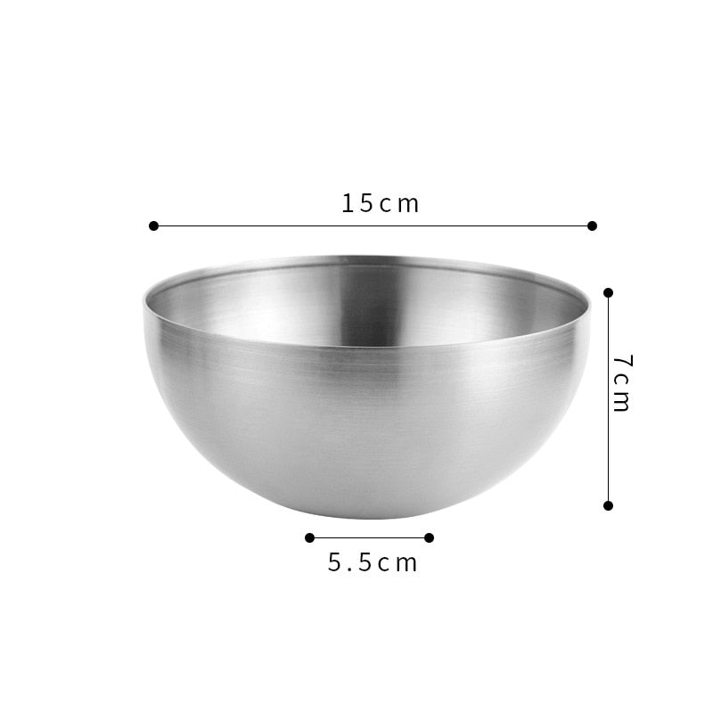 Stainless Steel Golden Silver Soup Bowls