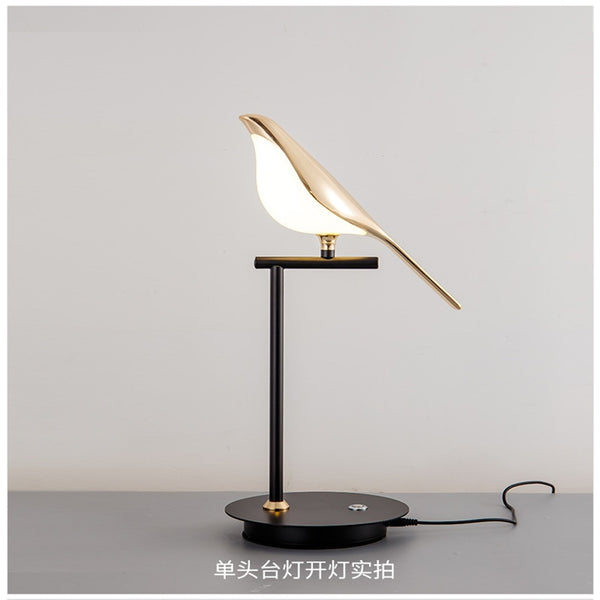 Vintage Creative Bird Design Standing Light