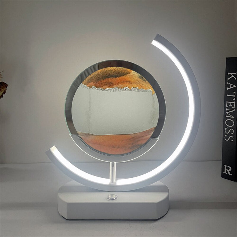 LED Moving Sand Art Table Lamp
