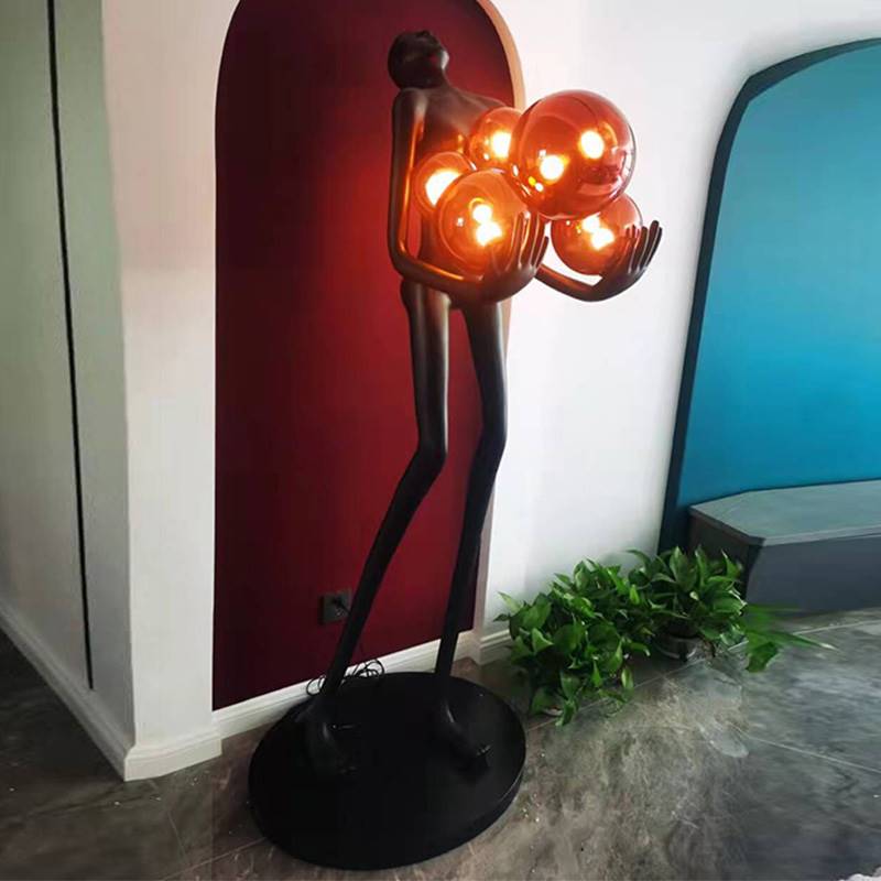 Humanoid Art Sculpture Floor Lamps
